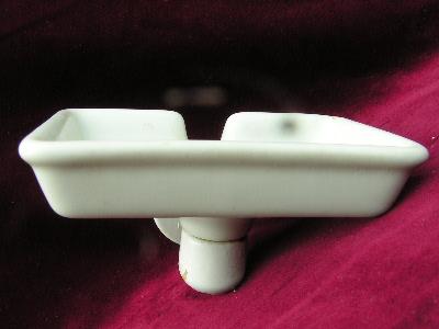 photo of old architectural Deco bathroom soap dish #3