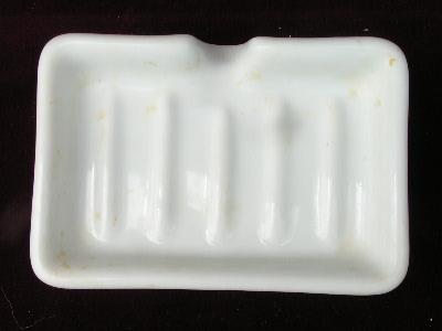 photo of old architectural Deco bathroom soap dish #4