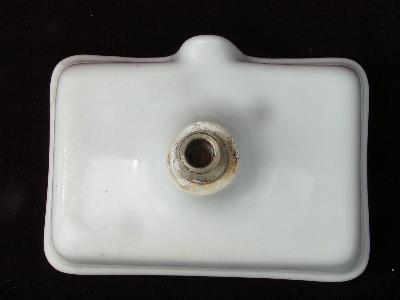 photo of old architectural Deco bathroom soap dish #5