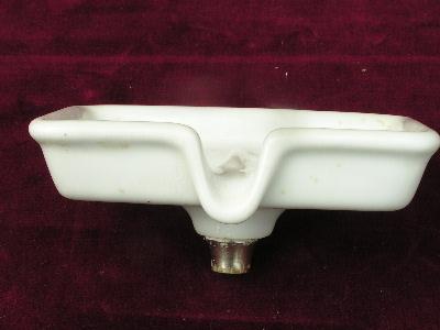 photo of old architectural Deco bathroom soap dish #6