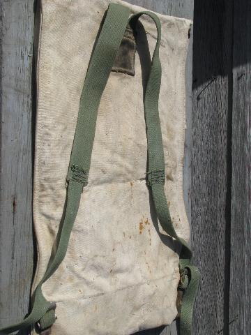 photo of old canvas tool bag for carpenter or machinist's tools, Yakima Tent & Awning #4