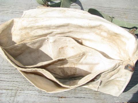 photo of old canvas tool bag for carpenter or machinist's tools, Yakima Tent & Awning #5