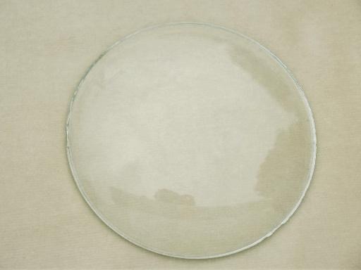 photo of old convex glass clock face covers, or picture frame bubble curved glass  #4