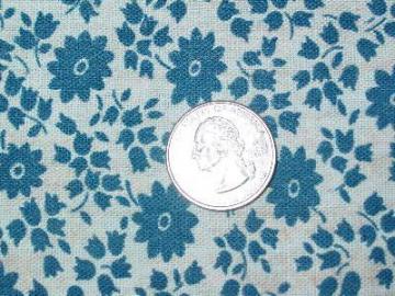 catalog photo of blue & white cotton feed sack fabric