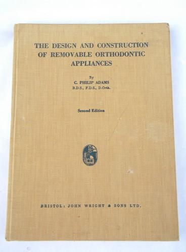 photo of old dentist's technical book designing and building dental braces w/photos #1