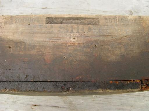 photo of old dovetailed wood box, vintage packing crate for ammunition cartridges #8