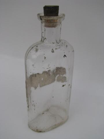 photo of old drugstore pharmacy medicine bottles, Janesville and Brodhead Wisconsin #10
