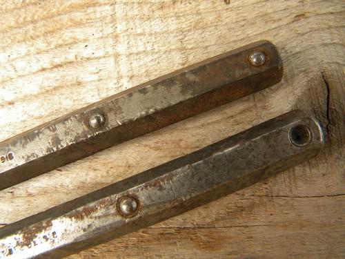 photo of old early auto vintage hexagonal socket wrench handles w/1918 patent #2