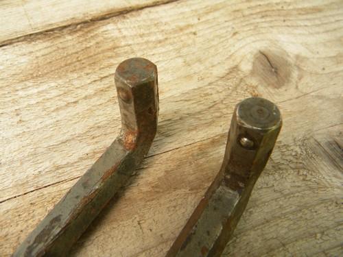 photo of old early auto vintage hexagonal socket wrench handles w/1918 patent #3