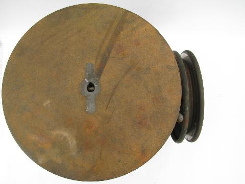 photo of old early industrial reciprocating tool, saw, filer etc. #2