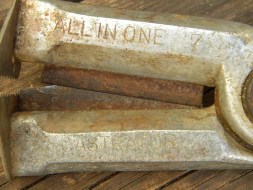 photo of old farm tool, All In One livestock / animal castrator / hog ear notcher #2