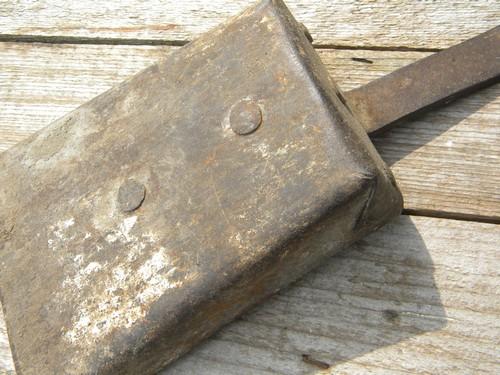 photo of old forged iron ashes/coals shovel fireplace hearth or wood stove tool #3