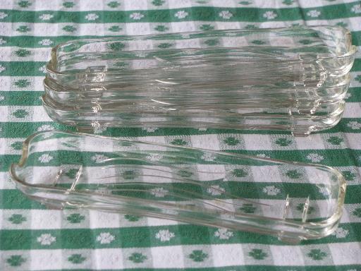 photo of old glass corn on the cob dishes for summer cookouts, barbeque picnics #1