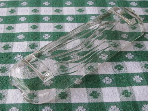 photo of old glass corn on the cob dishes for summer cookouts, barbeque picnics #3