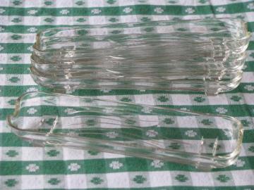 catalog photo of old glass corn on the cob dishes for summer cookouts, barbeque picnics