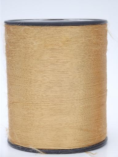 photo of old gold silk or rayon floss, silky satin embroidery or wrapping thread #2