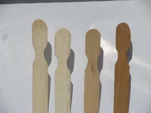 photo of old handmade wood lefse sticks, from Wisconsin farm estate #2