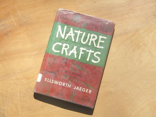 photo of old nature and indian crafts book for scouts and camp, baskets, flint knapping #1