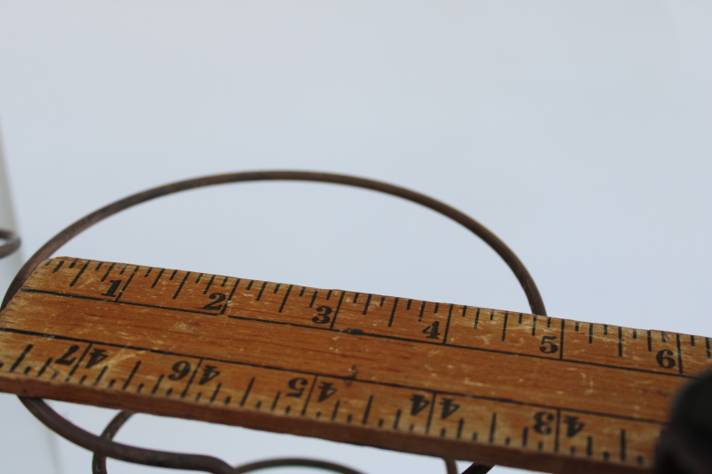 photo of old rusty steel bedsprings, hourglass shape bed springs for primitive decor or crafts  #4