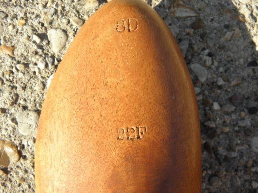 photo of old shoe last form wooden feet, lot vintage wood shoe tree stretchers #8