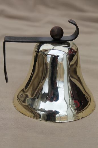 photo of old shop door bell, vintage country store doorbell shopkeeper's door chime #3