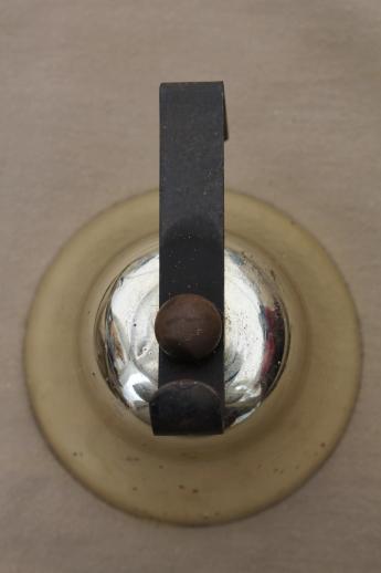 photo of old shop door bell, vintage country store doorbell shopkeeper's door chime #5