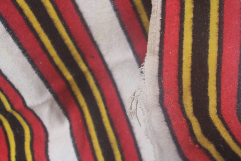 photo of old striped wool saddle blankets, vintage fabric remnants for western decor projects, sewing bags?  #2