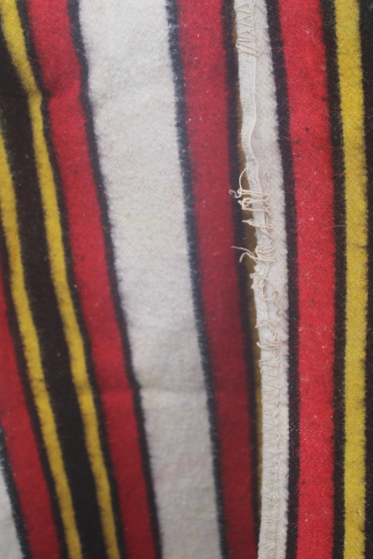 photo of old striped wool saddle blankets, vintage fabric remnants for western decor projects, sewing bags?  #3