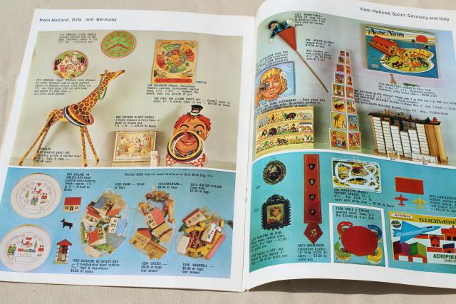 photo of old wholesale catalogs Christmas tree ornaments & holiday florist decorations, vintage 1970 #11