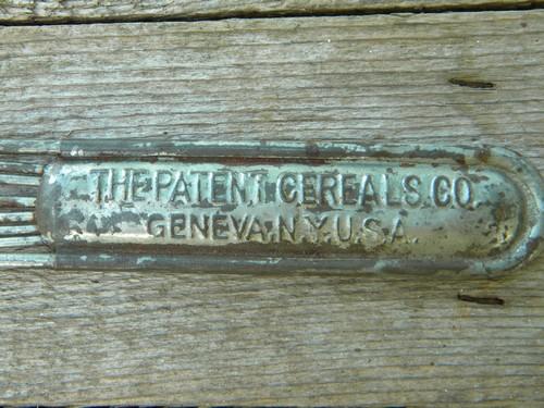 photo of old wire advertising tool for Rex wallpaper paste The Patent Cereals Co #3