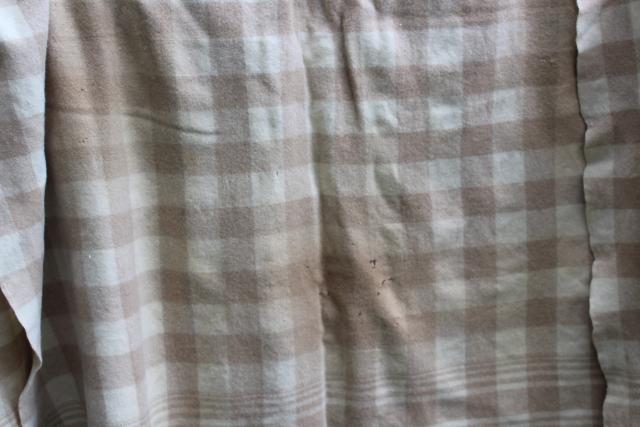 photo of old wool camp blankets, cutter vintage fabric for primitive sewing, modern farmhouse style #8