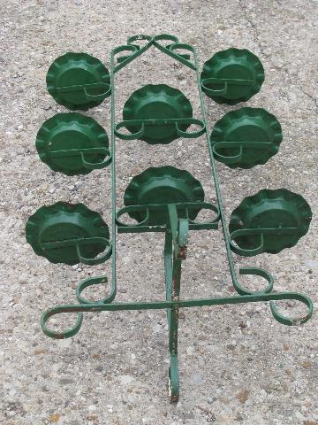 photo of old wrought iron plant stand to hold candles, flowers, floor displays #9