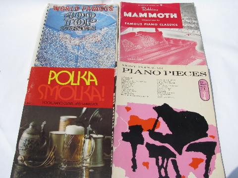 photo of oldies & favorites, big lot of popular song music books for piano & organ #2