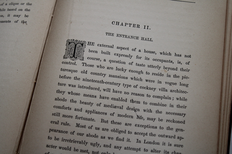 photo of original 1872 first American edition Charles Eastlake Hints on Household Taste antique book #16