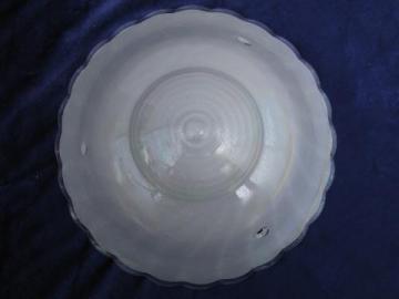 catalog photo of original vintage light shade, opalescent glass, retro 50's