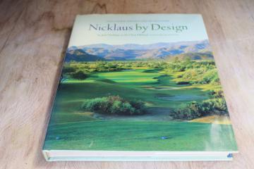 out of print book golf course strategy & design Jack Nicklaus courses w/ photos