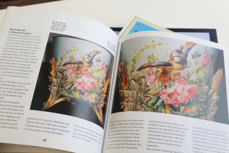 photo of out of print china painting books, German language art instruction, illustrated how to #2