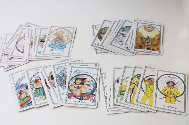 photo of out of print vintage Medicine Woman tarot cards complete deck divination psychic reading #5