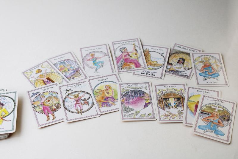 photo of out of print vintage Medicine Woman tarot cards complete deck divination psychic reading #6