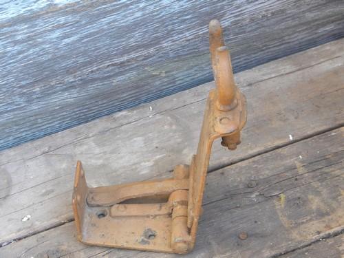 photo of pair of rare antique folding rowboat oarlocks for hunting/fishing boat #4