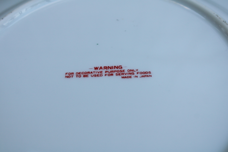 photo of pretty pink print No Strangers, Just Friends We Haven't Yet Met vintage china plate #3