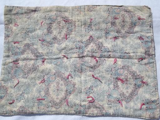 photo of primitive antique cotton patchwork quilts, doll bed or wall hanging sizes #4