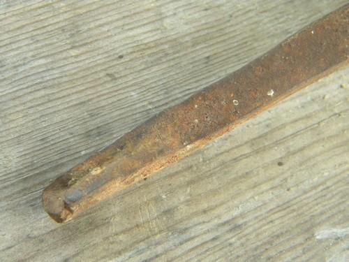 photo of primitive antique hand forged iron tree loppers pruning tool 1870s patent #4