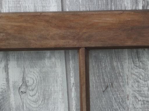 photo of primitive antique wood window frame from old Wisconsin barn or farmhouse #3