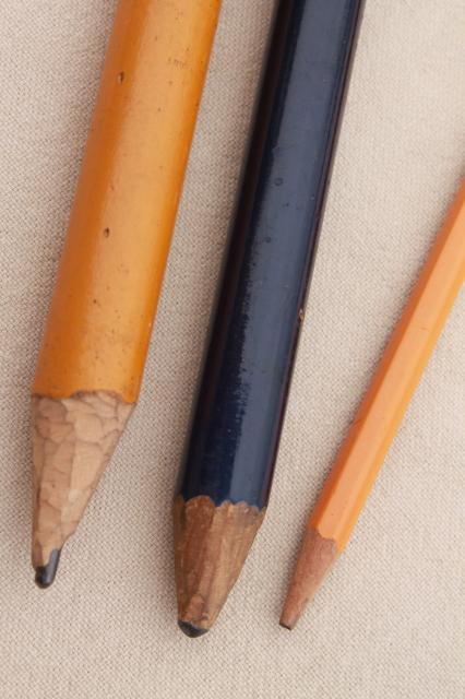 photo of primitive style old antique wood pencils, children's school prize pencils? #6