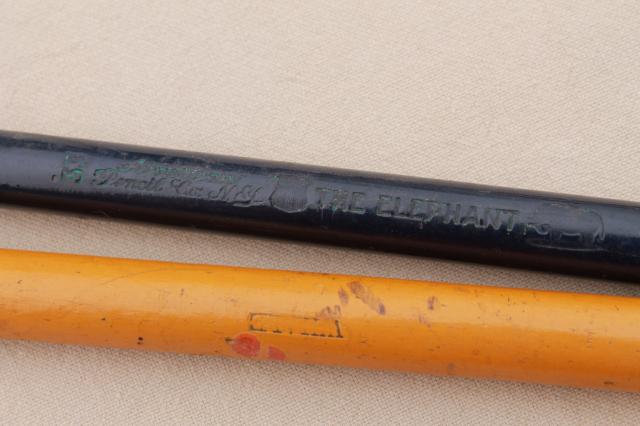 photo of primitive style old antique wood pencils, children's school prize pencils? #7