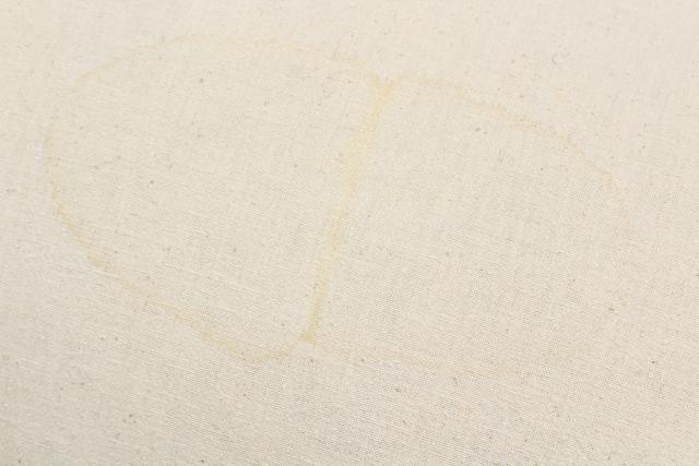 photo of primitive vintage feather pillow, long heavy bolster in homespun cotton grainsack  #6