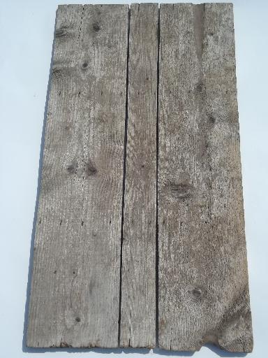 photo of primitive vintage wall art sign, rough barn wood boards w/ stencil lettering #5