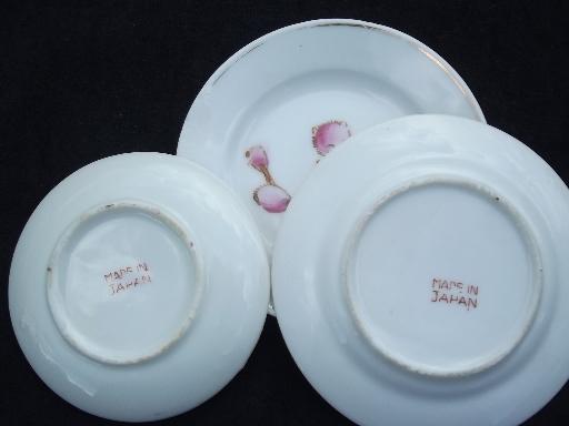 photo of pussy willow babies child's china tea set, vintage Japan toy doll dishes #4