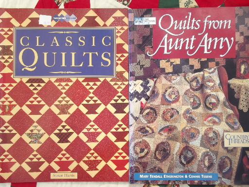 photo of quilt books lot - country primitive folk art patchwork quilting patterns #7